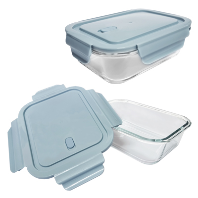 GW1 GW2 GW3 - Borosilicate Glass Container with Lid (1 Compartment)