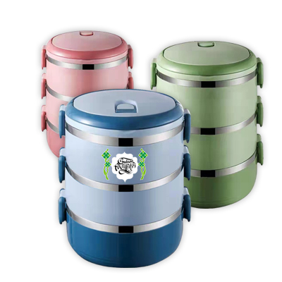Lunch Jar 5 - Lunch Jar 5 (3 Tiers) - Stainless Steel Lunch Jar